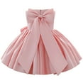 thumbnail image 1 of Flower Baby Girl Dress Wedding Bowknot Pageant Birthday Party Prom Gown, 12M-5T, 1 of 7