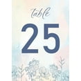 thumbnail image 1 of Flower Background Wedding Table Number Cardss 1-75 Double Sided With Head Table For Reception Event Party Baby Shower Birthday 4x6 Inch, 1 of 3