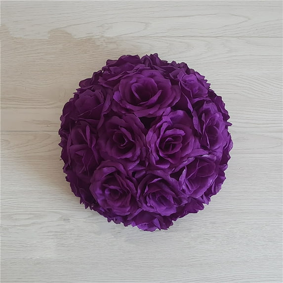 Flower Ball Centerpieces Verdsylv Realistic Artificial Rose Flower Ball, Faux Floral Decor for Table Centerpiece Arrangement, Home Dining Party Decorations, Artificial Floral Arrangement, I