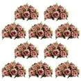 thumbnail image 1 of Flower Ball Centerpieces for Table 10 Pack Vintage Pink Dusty Roses Artificial Floral Arrangement for Wedding Party Decor, 1 of 9