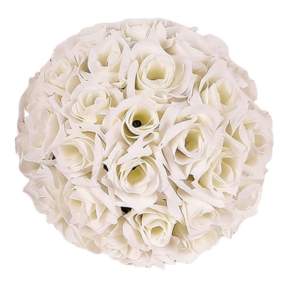 Flower Balls Rose for Centerpieces Wedding, Fake Rose Flowers Arrangements Bouquet Home Party Room Table DIY Decorations, 1 Pcs, 11.81 Inches