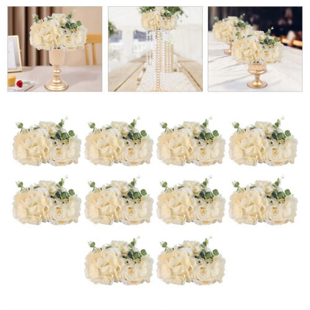 Flower Balls Wedding Rose Centerpieces 10 Pack Fake Flowers Teal Kissing Balls