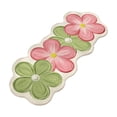thumbnail image 1 of Flower Bath Mat Soft Plush Non Slip Absorbent Washable Bathroom Rug Home Decor, 1 of 7