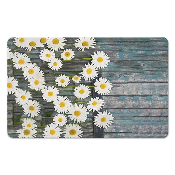 Flower Bath Rugs of Soft Superfine Fiber Non Slip Bath Mat, Machine Washable - Adds Elegance to Bathroom & Shower, 20x32 inch