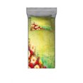 thumbnail image 1 of Flower Bedding Set with Sheet & Covers, Romantic Bouquet Rose Chamomile Grunge Pastoral Scene of the Natural World Print, Printed Bedroom Decor 2 Shams, 4 Sizes, Yellow White, by Ambesonne, 1 of 3