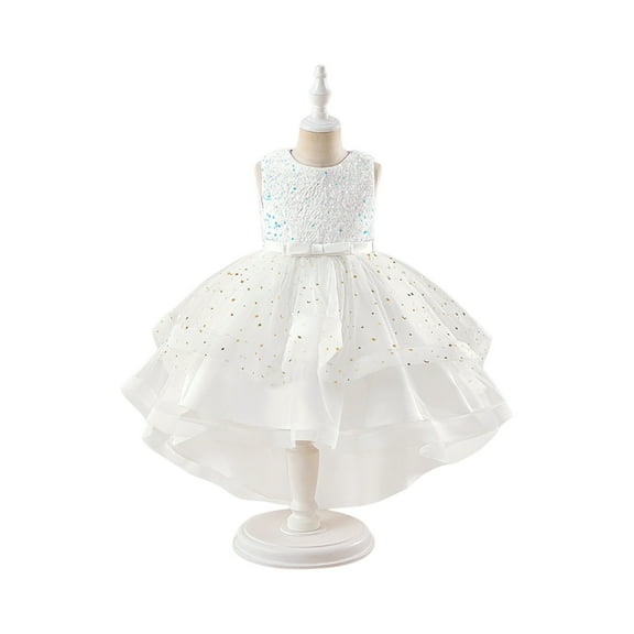 Flower Big Girl's Dress Princess Maxi Dresses Bridesmaid Wedding Birthday Party Pageant Prom Gown for Kids