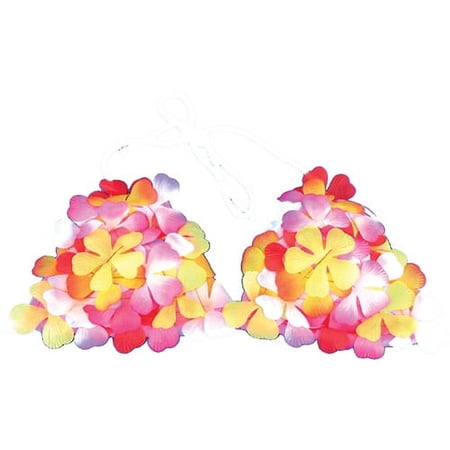 Flower Bikini Top Adult Halloween Accessory