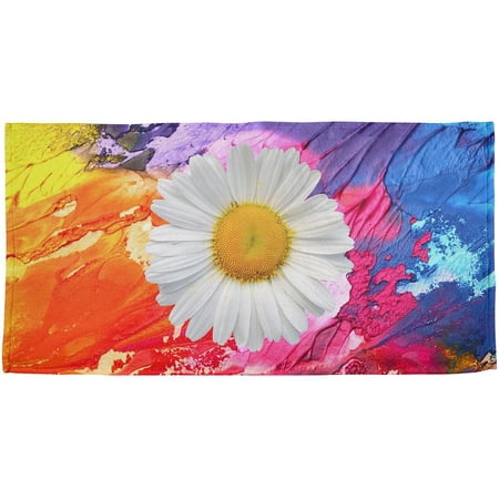 Flower Blossom Daisy All Over Bath Towel