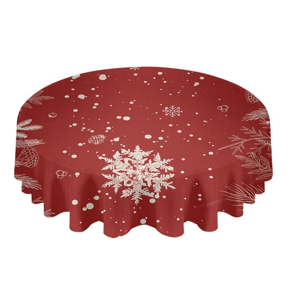 Flower Boho Vintage Carpet Round Tablecloth Wedding Hotel Table Cover Holiday Dining Table Waterproof Tablecloth