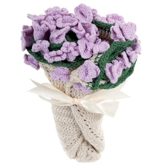 Flower Bouquet Blanket DIY Handmade Crochet Bouquet Blanket Soft and Lightweight Home Decor for Traveling Camping Beach Vacation