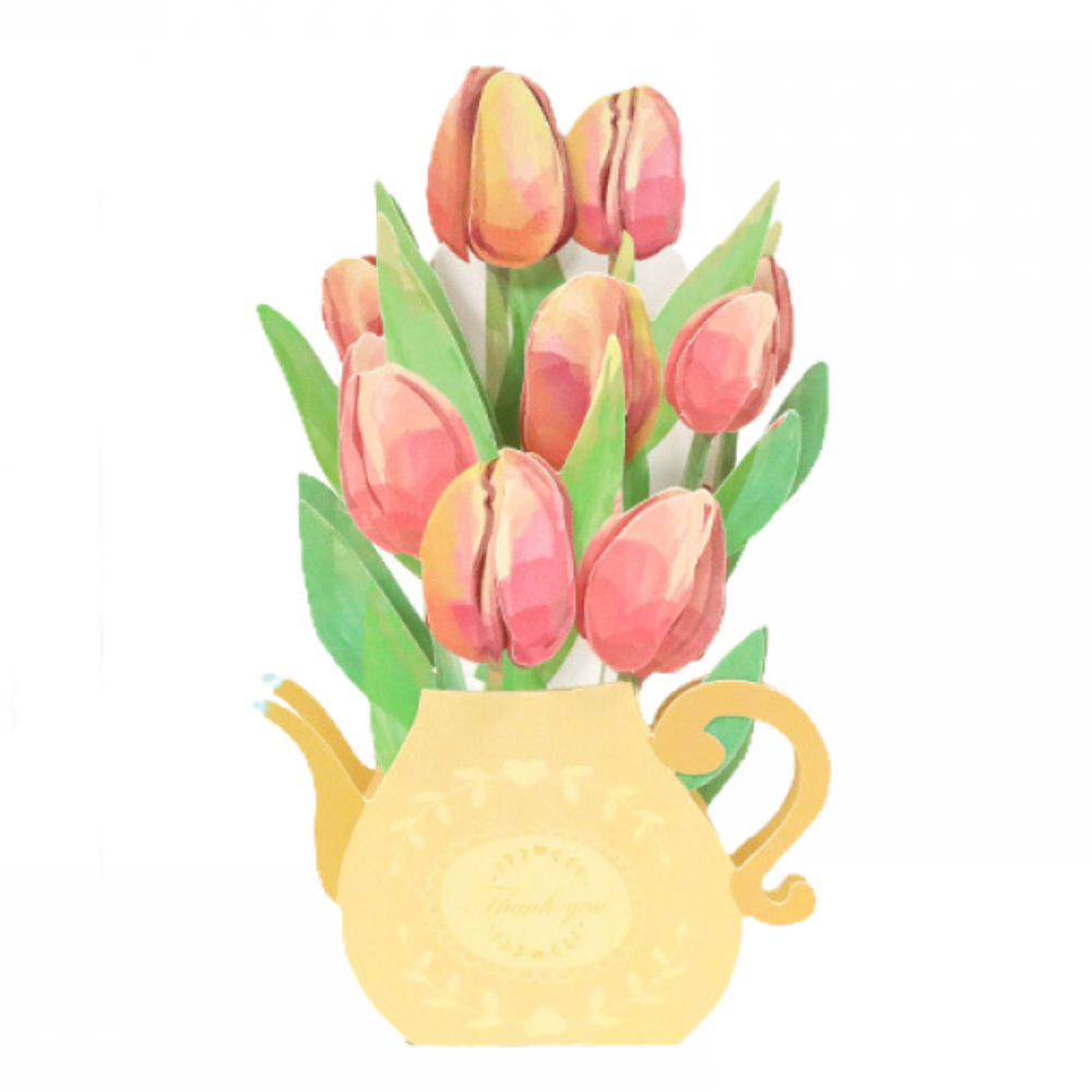 Flower Bouquet Card,Flower Card 3D Bouquet Birthday Card, Mother's Day Anniversary Day,Flower