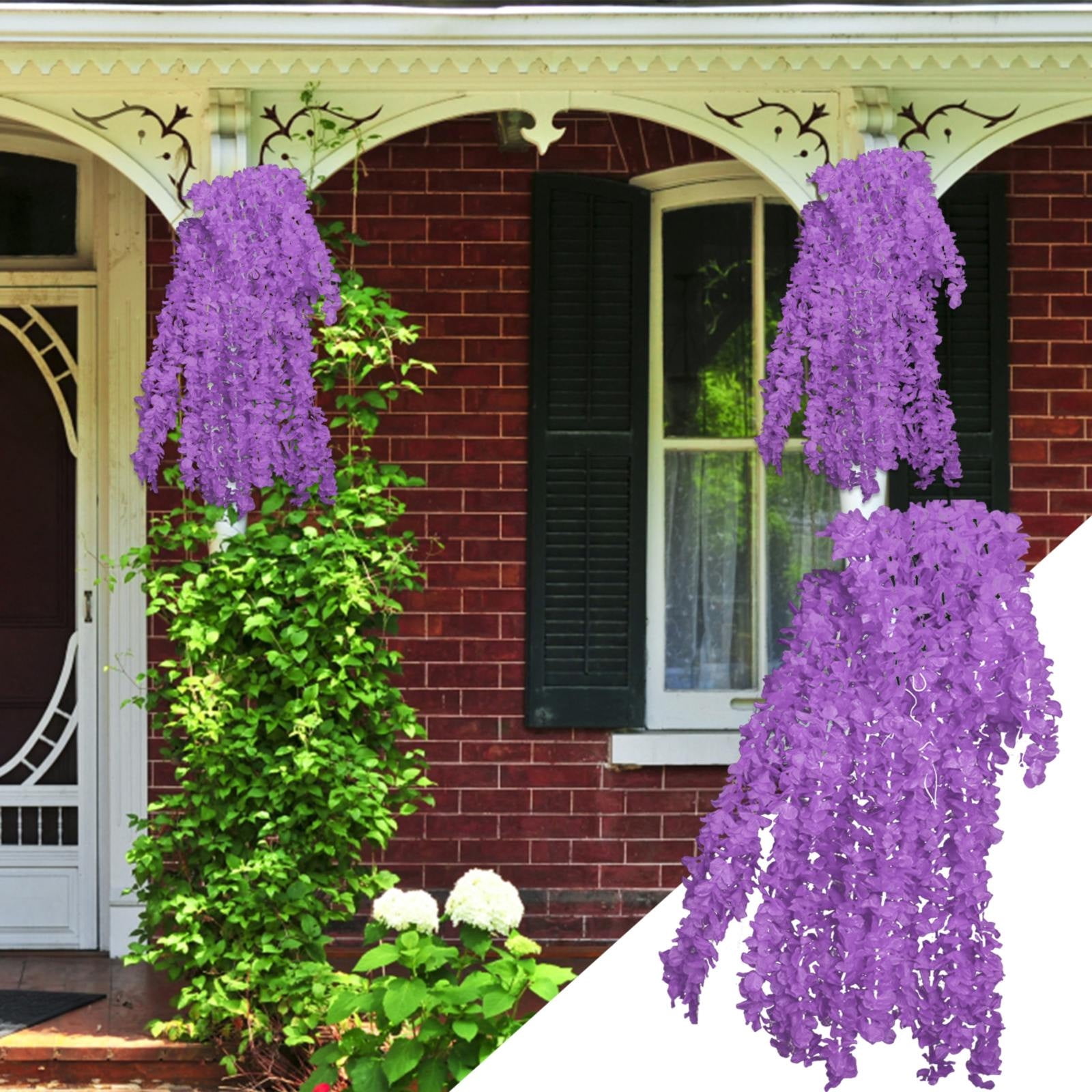 Flower Bouquet, NonWoven Fabric Realistic Fake Flowers, Purple Fake