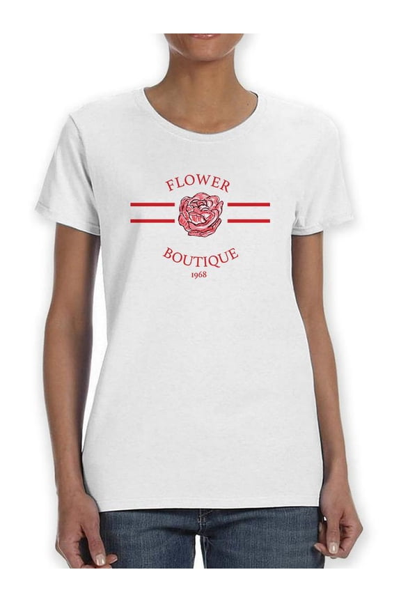 Flower Boutique 1968 T-Shirt Women -Image by Shutterstock, Female Small