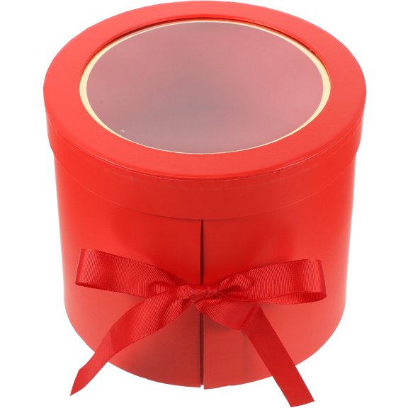 Flower Box Round Gift Box Flower Packaging Box Double Layers Presents Box