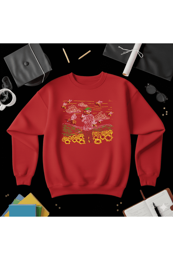 Flower Boy Y2K Aesthetic Urban Retro Streetwear Graphic Sweatshirt V50222, up to size 5XL