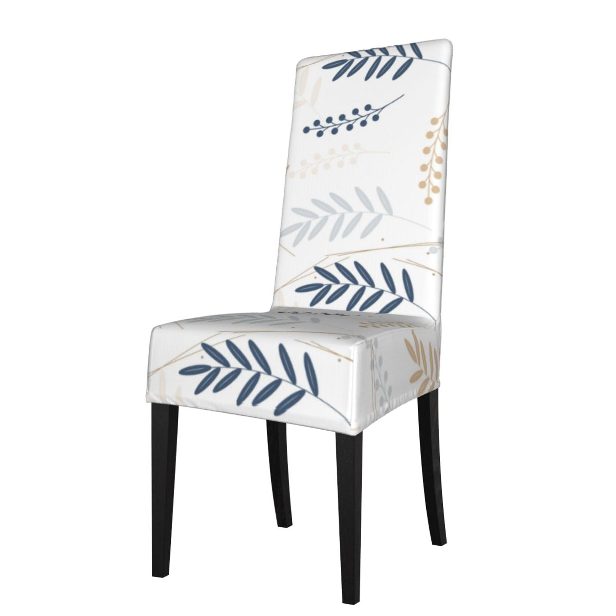 Flower Branch Dining Chair Slipcovers Chair Protectors Seat Covers For ...