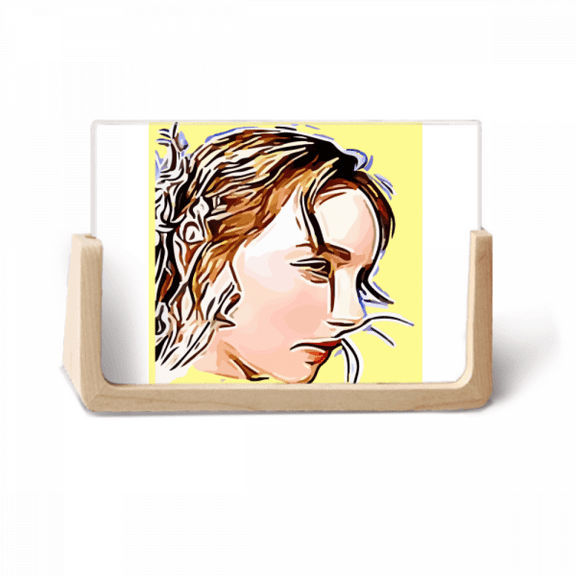 Flower Branch Effect Splendid Photo Wooden Photo Frame Tabletop Display