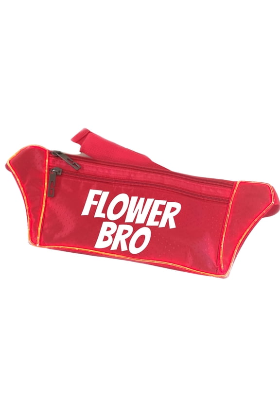 Flower Bro Red Light Up Fanny Pack