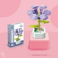 thumbnail image 1 of Flower Building Block Set Morning Glory of the Valley Bouquet Bonsai Building Kit Artificial Flowers Building Set Unique DIY Decoration Home, 129 Pcs for Birthday Valentine's Day Gift, 1 of 7