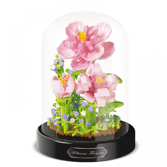 Flower Building Blocks Toy for Home Decor and Display Birthday Gifts for Lovers of Plants Collection
