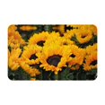 thumbnail image 1 of Flower Bush Sunflower Door Mat for Indoor, Welcome Door Mats Front Entrance Rug, Non-Slip Bathroom kitchen Rugs for Inside Floor, Small Rug Dog Door Mat 20X31.5 Inch, 1 of 5