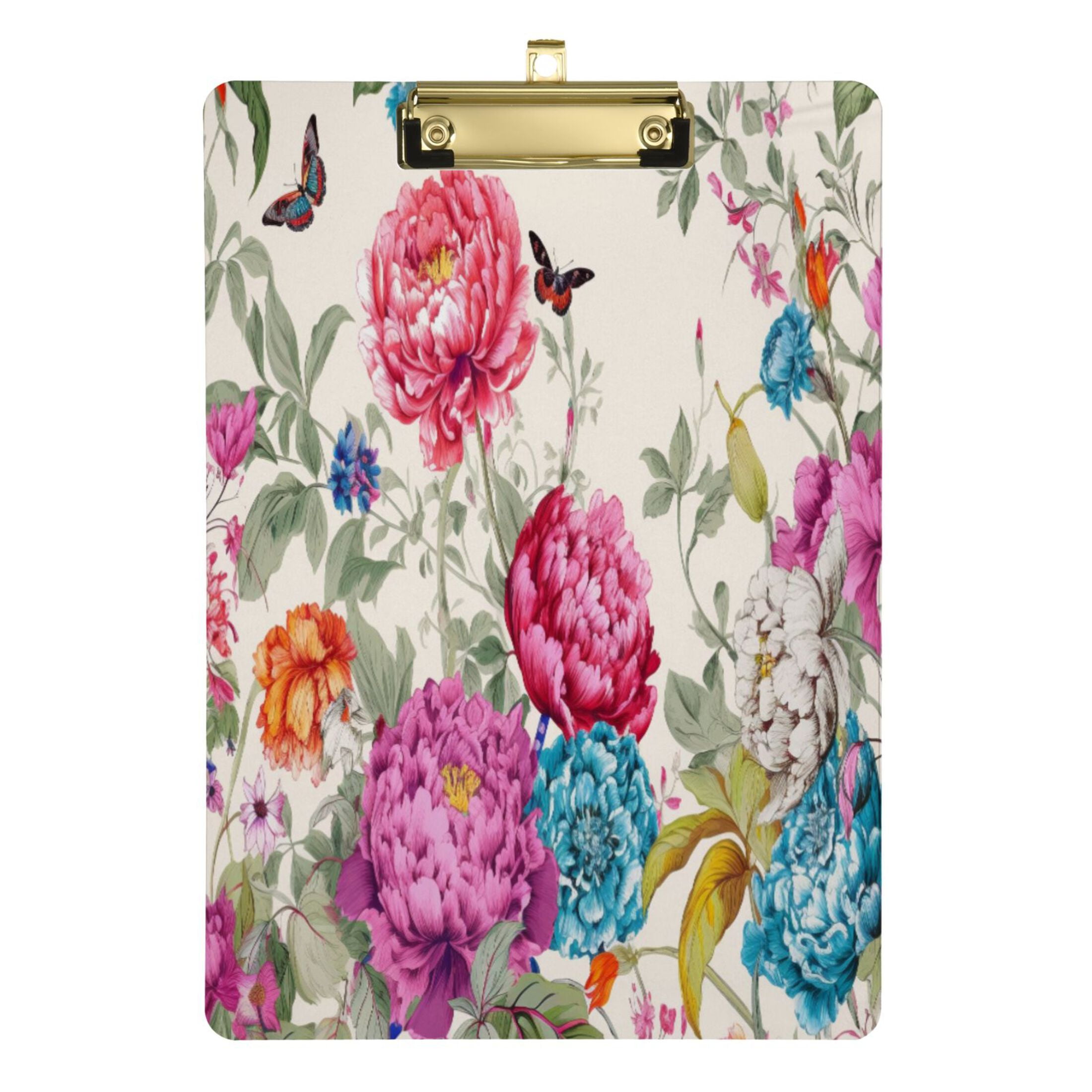 Flower Butterfly Acrylic Clipboards A4 Standard Letter Size Clipboard