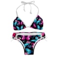 thumbnail image 1 of Flower Butterfly Adjustable Strap Bikini Set with Detachable Sponge, Two-Pack - Ideal for Beach and Pool Parties, 1 of 6