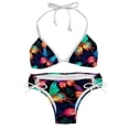 thumbnail image 1 of Flower Butterfly Detachable Sponge Adjustable Strap Bikini Set Swimsuit, Two-Pack - Beach and Pool Ready, 1 of 1