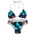 thumbnail image 1 of Flower Butterfly Detachable Sponge Adjustable Strap Bikini Set Two-Pack Swimsuits for All Occasions, 1 of 6