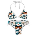 thumbnail image 1 of Flower Butterfly Stylish Swim Suits Bikini Set: Detachable Sponge, Adjustable Strap, Two-Pack - Ideal for Beach and Pool %{scenes, 1 of 6