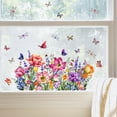 thumbnail image 1 of Flower Butterfly Wall Sticker Background Wall Home Decoration Wall Sticker DJ4079-ZC Smile Home, 1 of 8