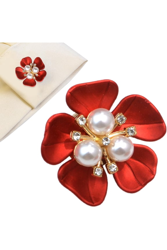 Flower Button Covers, Button Covers for Women Shirt No Sew,Detachable Cover Clip No Sew Buttons Decorative Replacement for Clothing Dress Crafting, Fashion Decoration for Clothing Cuff