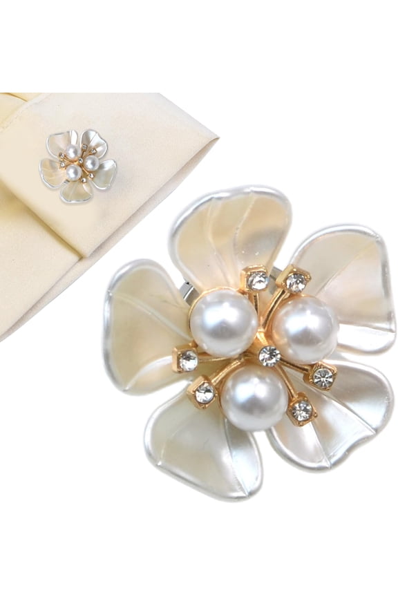 Flower Button Covers, Button Covers for Women Shirt No Sew,Detachable Cover Clip No Sew Buttons Decorative Replacement for Clothing Dress Crafting, Fashion Decoration for Clothing Cuff