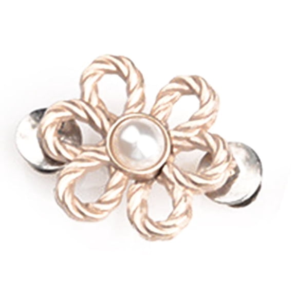 Flower Button Pins Jeans Waist Tightener Adjustable Trouser Button Pin Waist Buckle Detachable Jeans Button Pins