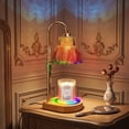 thumbnail image 1 of MQ Flower Candle Warmer Lamp with Timer, Dimmable Candle Lamp Warmer, Christmas Birthday Gift for Women Mom, House Warming for New Home Decor, Lotus Wax Melt Warmer for Jar Candles, 1 of 9