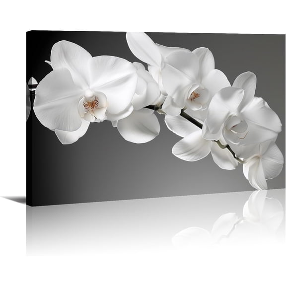 Flower Canvas Art Flower Picture Bathroom Wall Decor Fraemd Floral Painting Vintage Artwork for Living Room Office Home Decoration Gallery Wrapped Ready to Hang(Flower-3,12.00"x18.00")