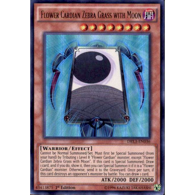 Flower Cardian Zebra Grass with Moon DRL3-EN036 Yu-Gi-Oh - Walmart.com Flower Cardian Zebra Grass with Moon DRL3-EN036 Yu-Gi-Oh - Walmart.com