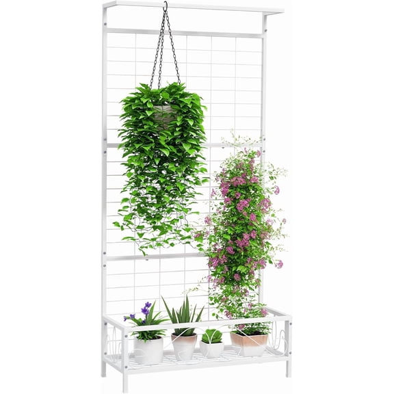 Flower Cart Plant Stand for Indoor Outdoor
