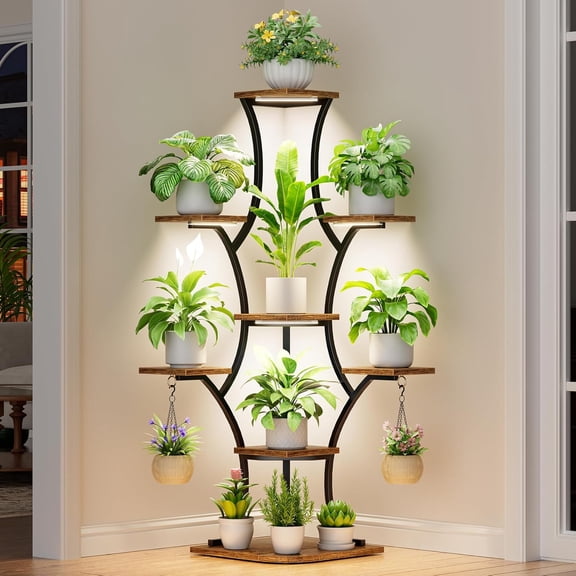 Flower Cart Plant Stand for Living Room