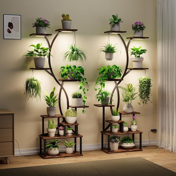 Flower Cart Plant Stand for Patio Living Room