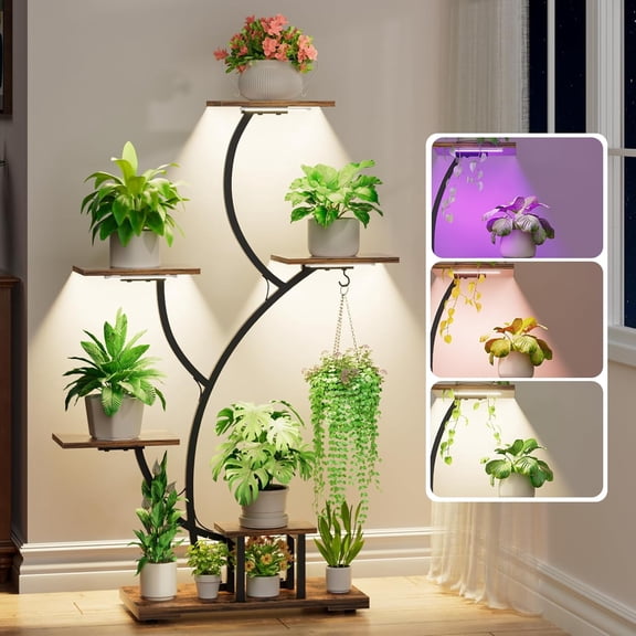 Flower Cart Plant Stand for Patio Living Room
