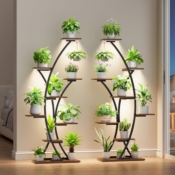 Flower Cart Plant Stand for Patio Living Room