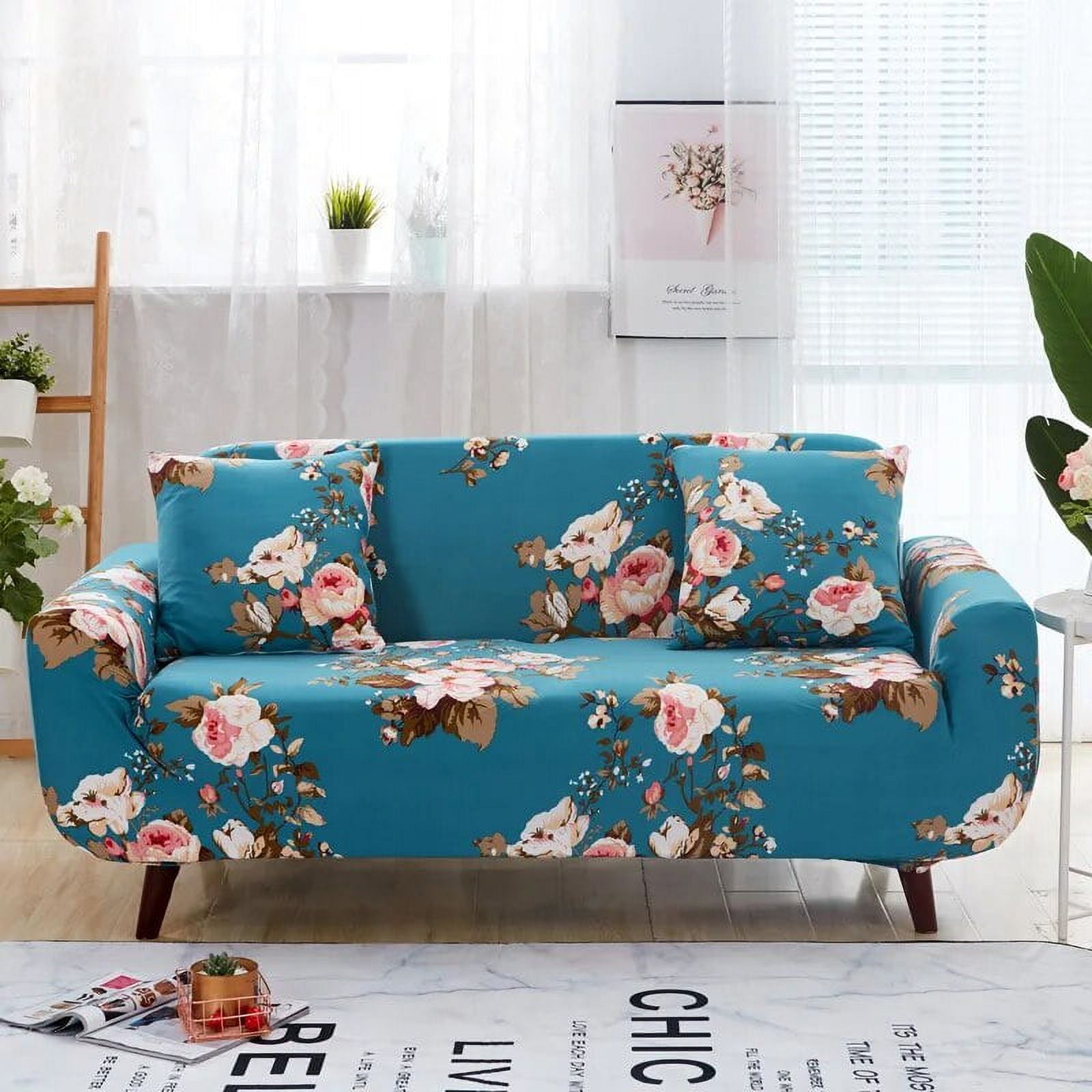 Flower Cartoon Sofa Cover Cover Four Seasons Stretch Sofa Cushion Cover