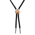 thumbnail image 1 of Flower Cat with a Top Hat Western Southwest Cowboy Necktie Bow Bolo Tie, 1 of 4