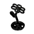 thumbnail image 1 of Flower Ceramic Toothbrush Holder Bathroom Makeup Brush Stand Rack, Multifunctional Wash Basin Organizer, Space-Saving Storage for Kitchen, Bedroom & Vanity, 1 of 1