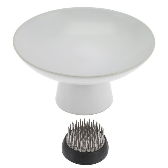 Flower Ceramic Vase Set: Vase Japanese Kenzan Ikebana Flower Arranger Flower Holder Container Floral Arrangement Pin Holder for Flower Arrangement