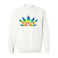 thumbnail image 1 of Flower Chakra Symbol  Sweatshirt Women -Image by Shutterstock, Female Large, 1 of 4