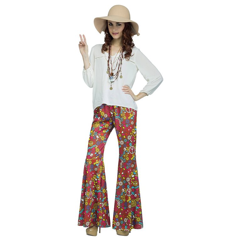 Flower Child Printed Bell Bottoms