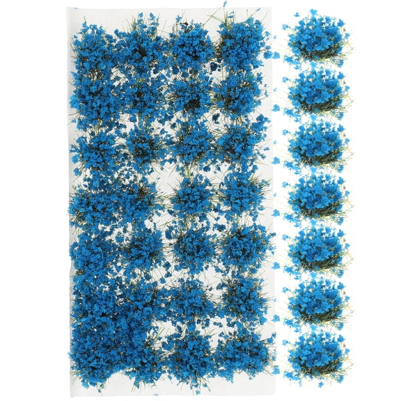 Flower Cluster Model Micro-landscape DIY Sand Table Decor Wedding Bouquet Artificial Flowers Miniature Static Grass Railroad Scenery Layout Party Ornament Fake Photography Props