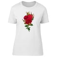 thumbnail image 1 of Flower Composition Of Red Roses T-Shirt Women -Image by Shutterstock, Female x-Large, 1 of 2